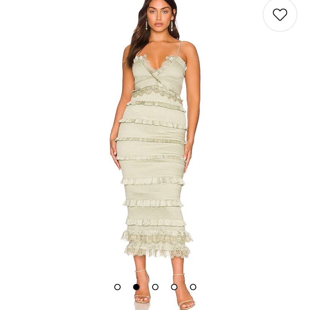 Narcisse Dress in Sage